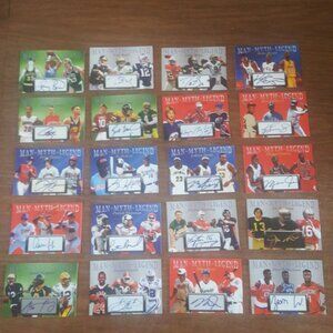 20 card Myth Legend set Michael Jordan Kobe Bryant Lebron James Patrick Mahomes